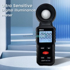 Light Meter Digital Illuminance Meter Luxmeter Luminometer Photometer 200000Lux
