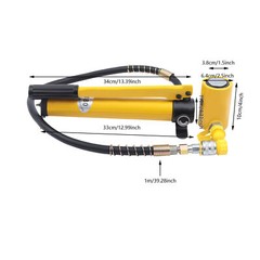 10Ton Hydraulic Cylinder Jack Low Profile Porta Power Ram Single Acting RSC-1050