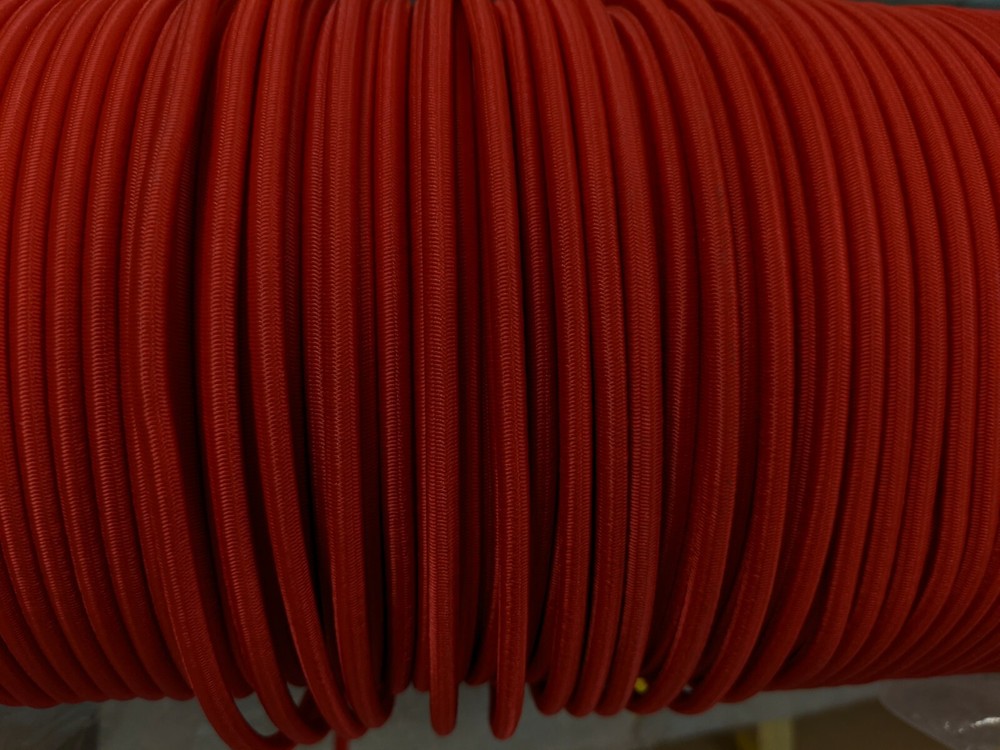 RED 3/16 Premium Marine Grade Bungee Shock Cord UV RED — CUT per Foot