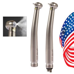 E-generator Dental LED Fiber Optic High Speed Handpiece 2/4hole Drill hand piece