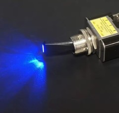 Blue LED Light 3Pin Rocker Toggle ON/Off Switch 30A 12V for Car Boat Marine Lot