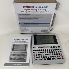 Franklin MES-2400 Digital Talking Dictionary Multi-Language Translator NEAR MINT