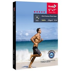 Koala Ultra Premium Photo Paper 5×7 In Satin Printer 5″x7″, white