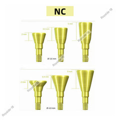 Dental Straumann Healing Abutments Closure Cover Screws NC/RC Fit ITI