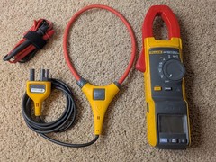 Fluke 381 Remote Display True RMS AC/DC Clamp Meter with iFlex 2500A Used WORKS