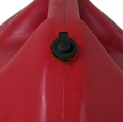 Set of 10 Black Easy Install Gas Can Air Vents for Plastic Containers Free Ship!