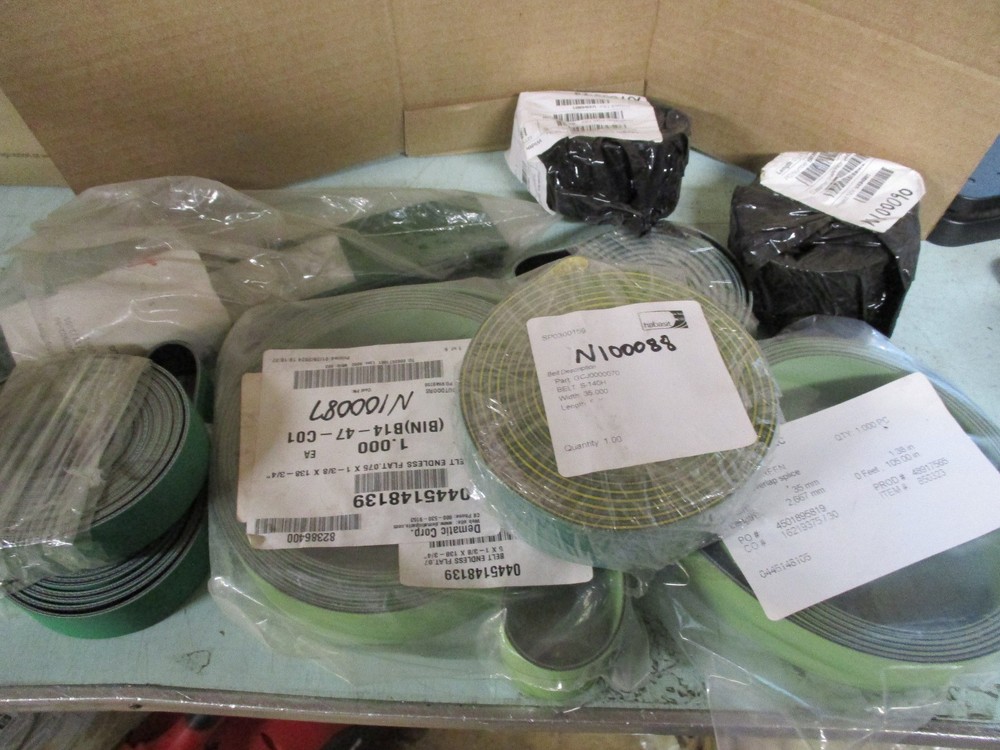 MIXED LOT NOS Green Conveyor Processing Belts MIXED SIZES LB3