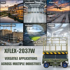 TYPHON xFlex-2037W Walk-Behind Scissor Lift 1102 lbs load capacity Electric 110V