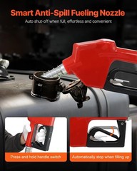 Durable 12V DC Fuel Pump with Automatic Shut-off – Ideal for Diesel & Oil