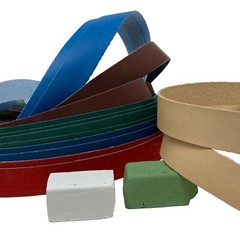 1 x 30 Double Combo Pack : 12 Grit + 2 Leather + Green & White Compound