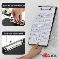 Mr. Pen- Plastic Clipboard, Letter Size, Black, Clipboard 1 Pack, Black…