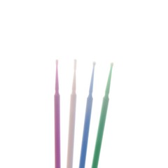 100Pcs Dental Disposable Bendable Micro Brush Applicator/Long Type/Taper Brush