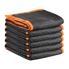 Uimoso 1/2/6/12 Pack Moving Blankets Furniture Pads/ Sound Dampening Blankets