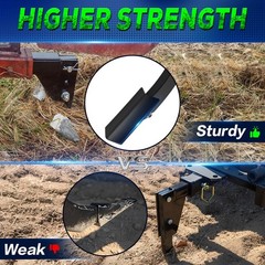 3 Point Trencher Ripper Attachment fit 2″ Receivers, Hitch Mounted Ripper…
