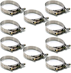 2.5″ 8Pcs Universal Aluminum Tube Set 600MM Polished Aluminum Turbo Intercooler