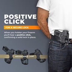 IWB Full Cover Classic – Inside The Waistband Holster – fits S&W Bodyguard 2.0