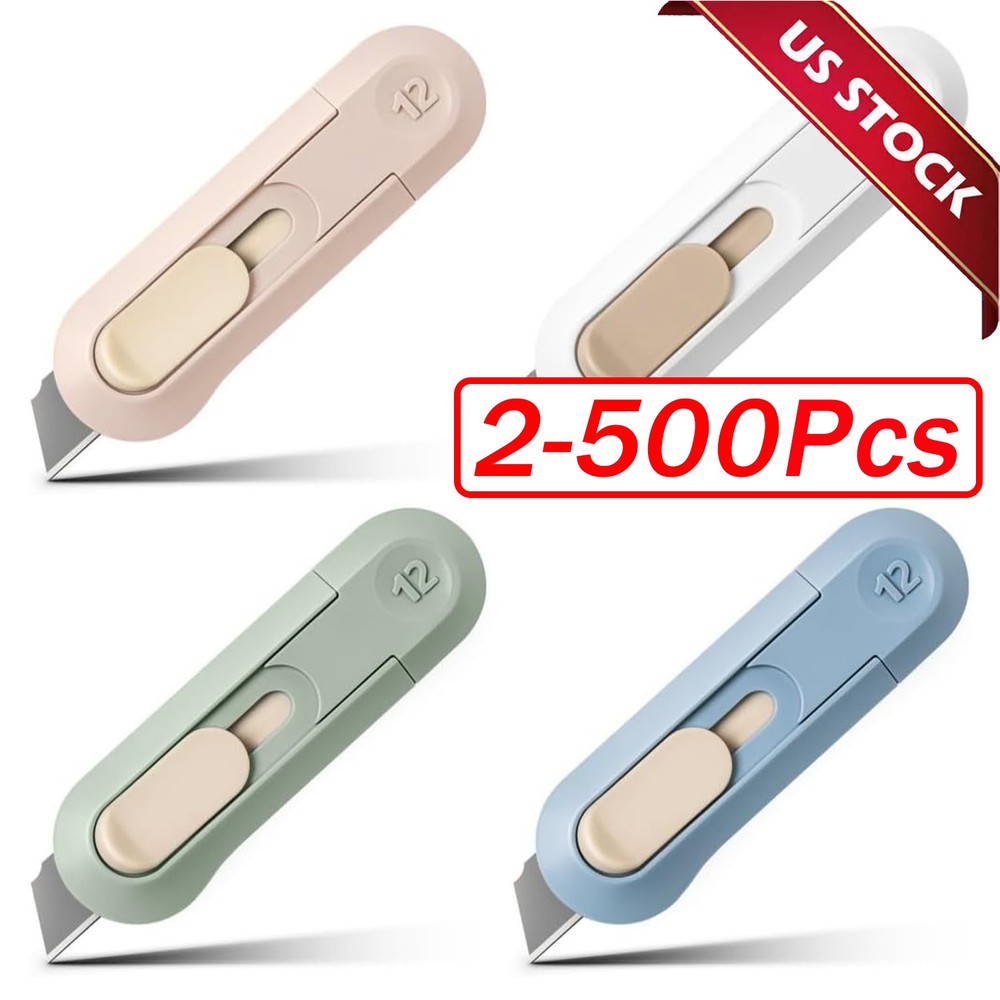 2-500 Cruze Cutter Safety Cutting Knives Box Openers Warehouse Parcels NEW Lot