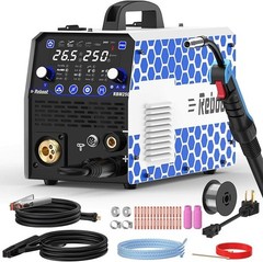 Reboot 250A 8-in-1 120/240V RBM2500 PRO+TIG Torch&10P MB15 Nozzles -Spool Gun .
