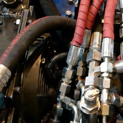12 Pack Hydraulic Hose Fittings, 3/8″ I.D. Hose X 3/8″ NPTF Male with Protection