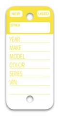 PLASTIC KEY TAGS GENUINE VERSA-TAG TOP STRIPE KEY TAG 250 PER BOX W/ MARKERS