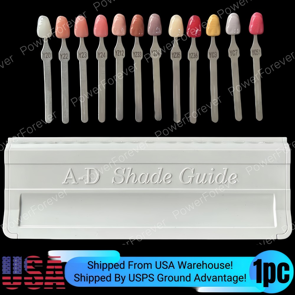 Dental 3D Gum A-D Shade Guide Pink Gingiva Aesthetic Composite Resin Restoration