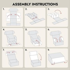 50-Pack White Corrugated Packaging Boxes 4x3x2, Bulk Small Cardboard Foldable…