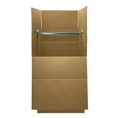 UBMOVE Shorty Wardrobe Moving Box (2 Piece) 20″ x 20″ x 34″