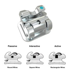 Orthodontic Self-ligating Brackets Ceramic Metal Braces Empower Clear Roth MBT