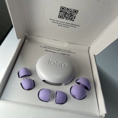 Loop Quiet 2 Ear Plugs Violet Reusable Noise-Reducing Earplugs NRR 14dB SNR 24dB