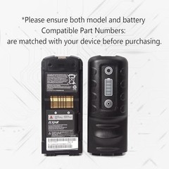 2-Pack 3.7V 4600mAh Li-ion Battery for Motorola Symbol Barcode Scanner