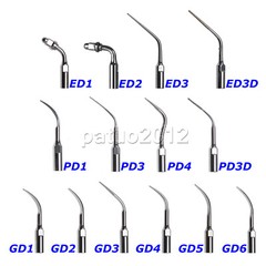 14 Type Dental GD/PD/ED Ultrasonic Scaler Scaling Endo Perio Tip Fit DTE/SATELEC