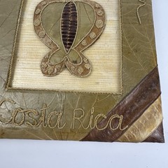 Handmade Costa Rica Journal Large 14×11¾ Butterfly Leaf Cover Eco Artisan Book