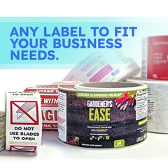 4″ x 6″ x 800 Labels, White Gloss BOPP Roll Inkjet Labels, 3″ Core, Blank
