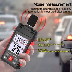 Sound Level Meter – Portable Noise Decibel Meter 30-130dBA with A Weighted