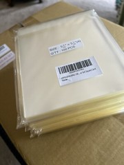 (1000) Uniquepacking 5 3/16″ x 5 1/16″ Clear Resealable Cellophane Bags 1.2 mil