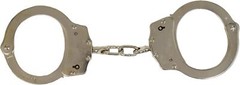 Stainless Steel Heavy Duty Handcuffs-Law enforcement Gear