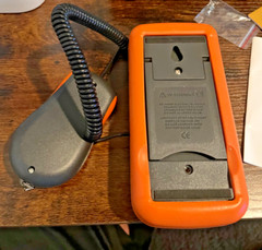 Dr. Meter Digital Lux Meter LX1330B W/ Case Digital Illuminance Meter Orange