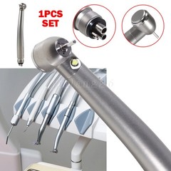 NSK Style Dental High Speed Handpiece Fiber Optic Turbine LED E-generator 4Hole