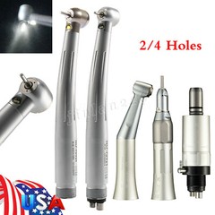 Self-power LED E-generator Dental High speed/ Low Speed Handpiece kit 2/4Hole