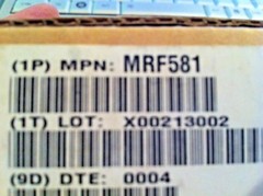 5 Pieces | MRF581 RF NPN Transistor New Original MOTOROLA