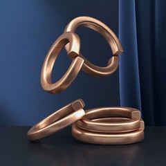 Brass Split Lock Washers Bronze Spring Square Section M3 M4 M5 M6 M8 M10 M12