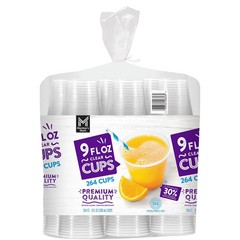 Member’s Mark Clear Plastic Cups 9 oz., 264 ct.