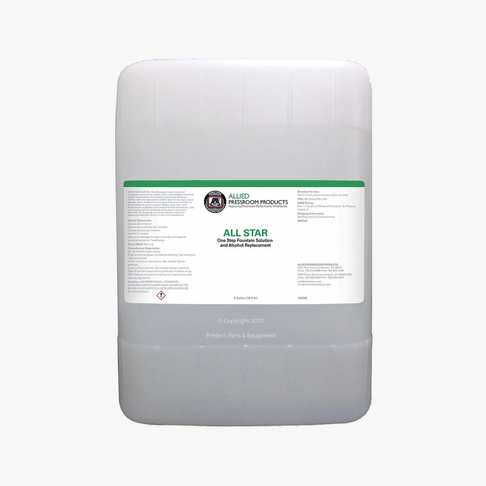 Allied All-Star Fountain Solutions 1 Gallon / 10379D