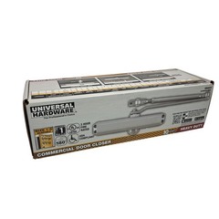 Universal Hardware Heavy-Duty Commercial Door Closer Aluminum UH4031