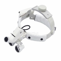 3.5X Dental Medical Surgical Binocular Loupes Headband Magnifier LED Headlight