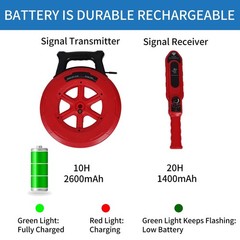 Pipe Blockage Detector – 40M Water Pipe Scanner for Metal & PVC Clogging Tool