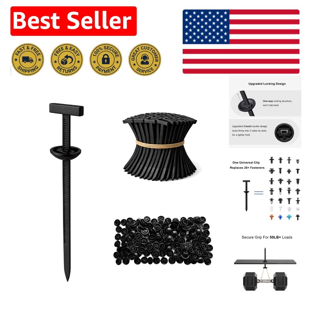 Durable Nylon Zip Ties: 150 Pack for Secure Automotive Fixings – 10cm Length