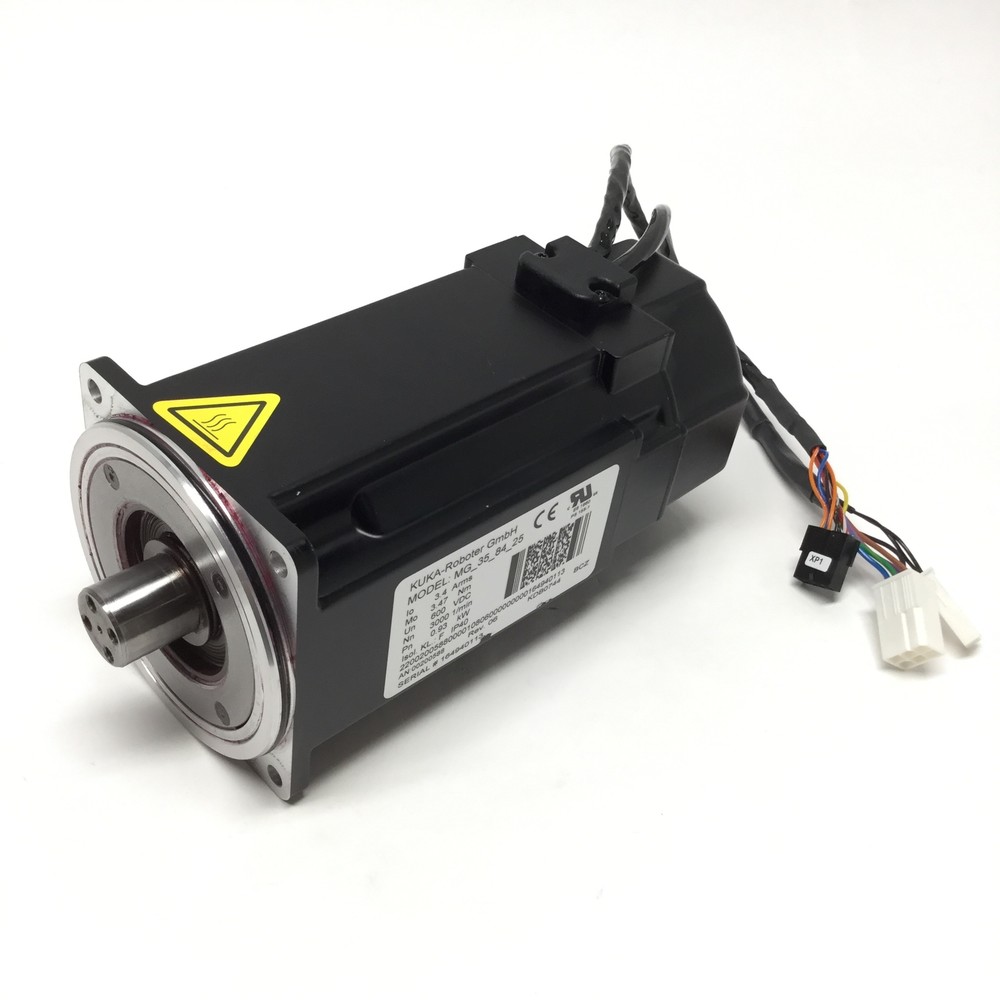 KUKA MG-35-84-25 Robot Servo Motor 3.47Nm, 600VDC, 3000RPM, 0.93kW
