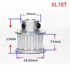 XL 10T-100T Timing Belt Pulley Synchronous Wheel Select Bore for 10mm Width Belt