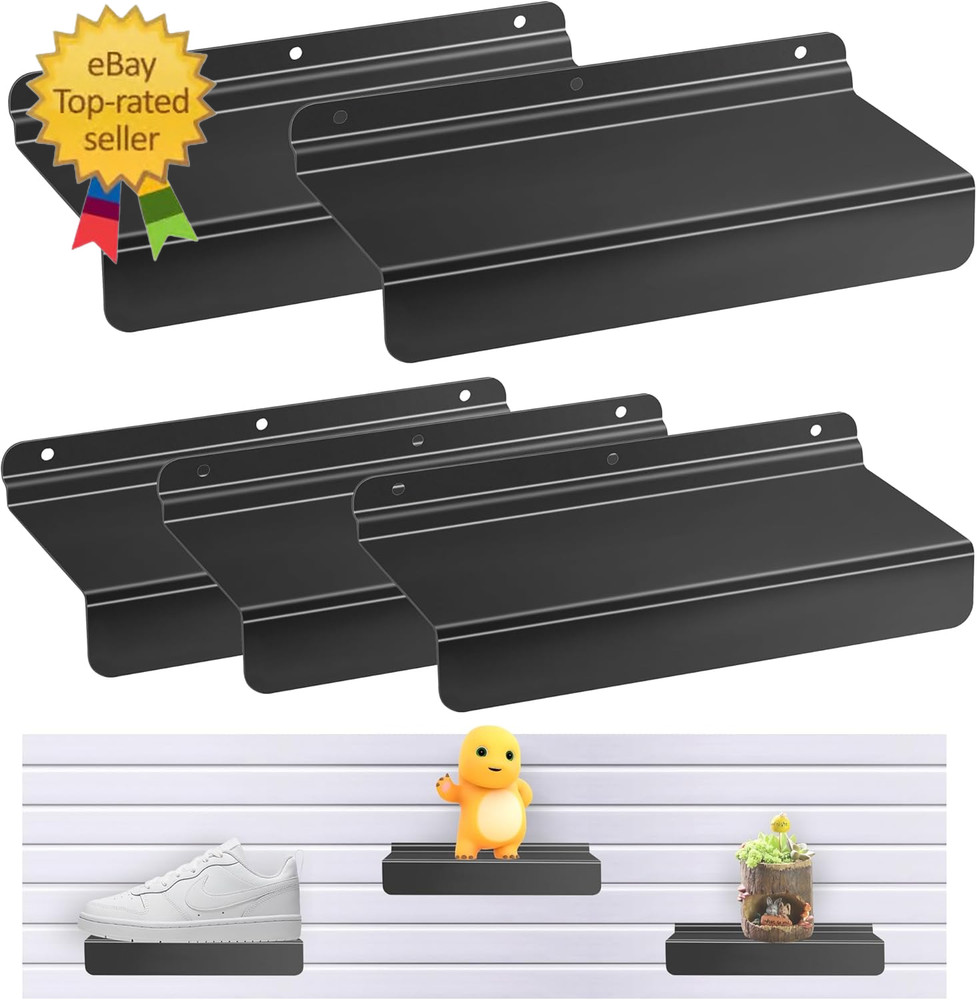 Slatwall Shelves, Slatwall Panel Accessories, Floating Slat Wall Shelf Shelves f